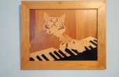 Keyboard Cat marqueterie