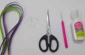 Papier oorbellen: How to make Quilled oorbellen in slechts een paar stappen! 