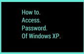 Hoe te ontgrendelen van wachtwoord van Windows XP-gebruikers? 