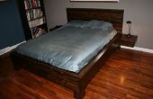 DIY Platform-Bed met nachtkastjes drijvende