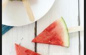 Watermeloen op een stick