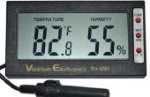 Digitale vochtigheids- en temperatuur-Monitor