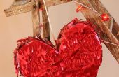 Valentijn hart Pinata (gerecycleerd stijl)