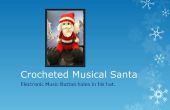 Haakwerk muzikale Santa Claus