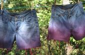 DIY geverfd Denim Shorts