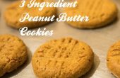 Gemakkelijk, onberispelijk, 3 ingrediënt Peanut Butter Cookies