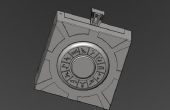 Stargate 3D medaillon met verborgen "Locking" mechanisme