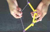Hoe maak je een popsicle stick boog
