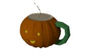 3D Jack-O'-Lantern koffie Cup in Blender