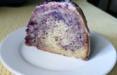 Blueberry Bundt Cake gemarmerd