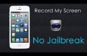 Scherm Record op iPhone Jailbrake-zonder