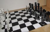 Kartonnen schaakbord
