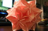 Bloem origami bal