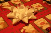 Cadeau strikken/ornamenten papier
