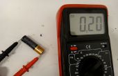Testen van batterijen met multimeter