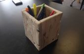 Hoe een houten potlood doos te monteren