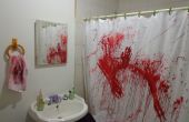 Maak een badkamer moordscène
