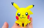 Pikachu Pokemon Polymer Clay ei beeldje