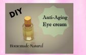 DIY Anti Aging oog crème zelfgemaakte natuurlijke