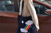 "somewhere over the rainbow" tote tas