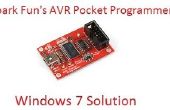 Spark Fun AVR Pocket programmeur met Vensters 7