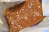 Zelfgemaakte gezouten karamel