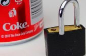 Hoe Open je een slot met een cola blikje