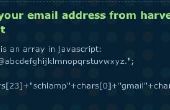 Onzichtbaar maken van uw e-mailadres van rooiers met Javascript