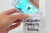 Hoe maak je Smartphone opladen houder van kartonnen