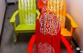 CNC Vinyl Spray geschilderd stoelen
