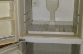 DIY voorzien koelkast voor opslag gereedschap