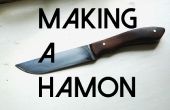 Maken van een mes met een Japanse hamon