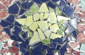 Recyclen van keramiek in awesome Mosaic stapstenen