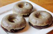 Oude Fashioned geglazuurde chocolade Donuts (glutenvrij)
