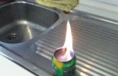 DIY alcohol brander voor camping