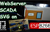 Web Server Scada SVG ESP8266 willekeurige waarde met 6V accu