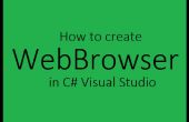 Hoe maak je een webbrowser in Visual Studio C#