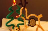 Pipe Cleaner LED Christmas Decorations