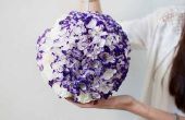 Handgemaakte bloem globe