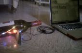 USB Powered wijnfles licht. 
