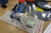 Arduino aangedreven 7 seg LED display met behulp van Shift registreert - ik maakte het op TechShop