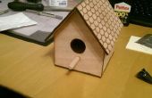 Laser-gesneden Birdhouse met venster