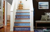 De trap in de Marokkaanse stijl versieren