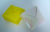 Origami Box met elkaar grijpende klep