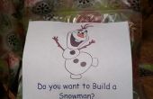 Wilt u een sneeuwpop bouwen? 