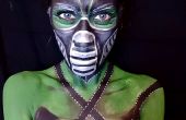 Mortal Kombat Reptile Face Paint