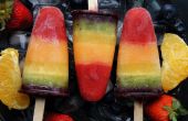 Regenboog Fruit ijslollys
