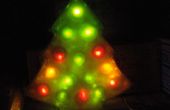 Kerstboom LED lamp... uit een doos Ferrero chocolade! 