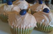 Blueberry granaatappel Cupcakes