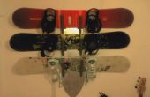 Snowboard muur rack